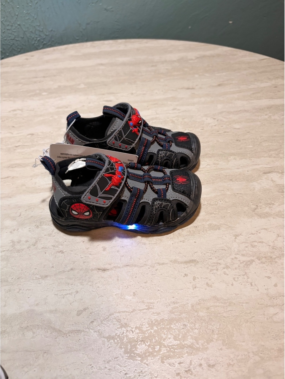 Size 6C Marvel Spider-Man Boys' Toddler Sandals Size 6